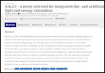 DALEC – a novel web tool for integrated day- and artificial light and energy calculation