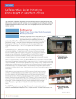 Collaborative Solar Initiatives Shine Bright in Southern Africa