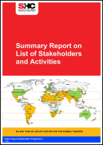 Summary Report on List of Stakeholders and Activities